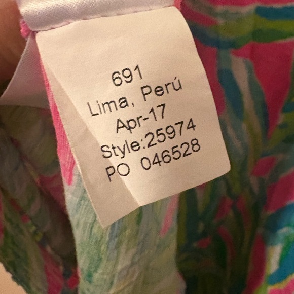 lilly pulitzer jessica short sleeve dress L - Picture 9 of 10